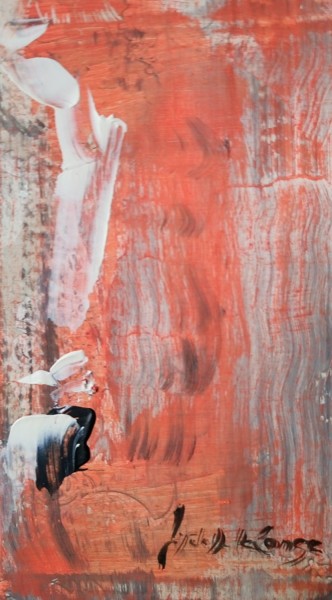 Pintura titulada "Regards" por Gisèle Dalla Longa, Obra de arte original, Acrílico Montado en Panel de madera