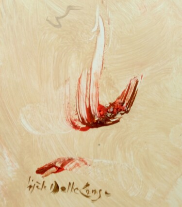 Pintura intitulada "Sans Titre 638C" por Gisèle Dalla Longa, Obras de arte originais, Acrílico Montado em Painel de madeira