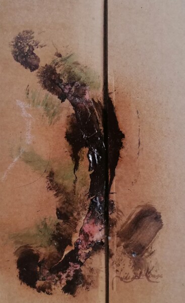 Картина под названием "Tenor" - Gisèle Dalla Longa, Подлинное произведение искусства, Акрил Установлен на картон
