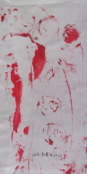 Schilderij getiteld "Féminité" door Gisèle Dalla Longa, Origineel Kunstwerk, Acryl