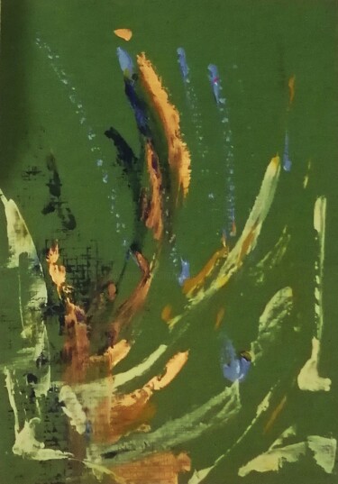 Malerei mit dem Titel "Sens" von Gisèle Dalla Longa, Original-Kunstwerk, Acryl