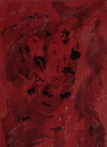 Pittura intitolato "Profils 297E" da Gisèle Dalla Longa, Opera d'arte originale, Acrilico