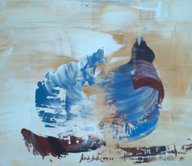 Peinture intitulée "Sans Titre (Grands…" par Gisèle Dalla Longa, Œuvre d'art originale, Acrylique Monté sur Panneau de bois