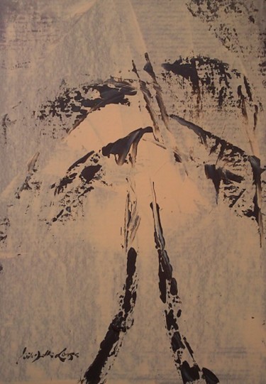 Peinture intitulée "Sans Titre  (Trinit…" par Gisèle Dalla Longa, Œuvre d'art originale, Acrylique Monté sur Panneau de bois
