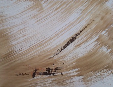 Painting titled "Dans le vent" by Gisèle Dalla Longa, Original Artwork, Acrylic