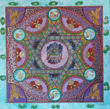 Benchen 80x80 cm © par Gisèle Leprince Pauliac