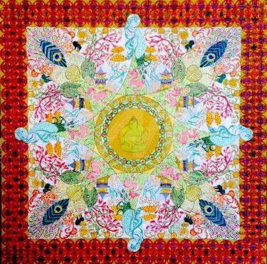 RIWOCHE 100x100 cm © par Gisèle Leprince Pauliac