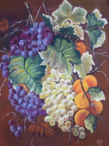 Peinture intitulée "Ma saison préférée" par Gisele Perron, Œuvre d'art originale, Pastel