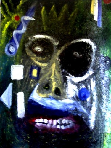 Painting titled "Gorilla I" by Georg Kiehn, Original Artwork