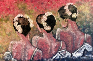Pintura titulada "Comme les plumes" por Antoine Giuffrida, Obra de arte original, Oleo