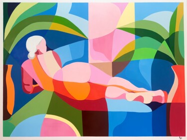 "Cromatica" başlıklı Tablo Giuliano Auriti tarafından, Orijinal sanat, Akrilik Ahşap Sedye çerçevesi üzerine monte edilmiş