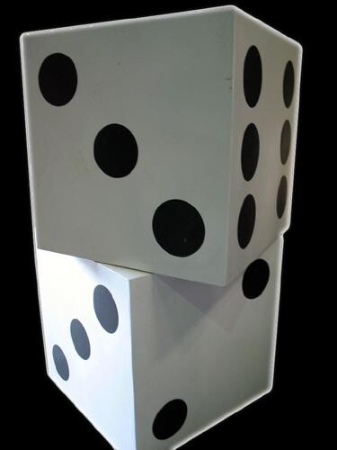 Artcraft titled "Large dice" by Giuliano Cavallo, Original Artwork