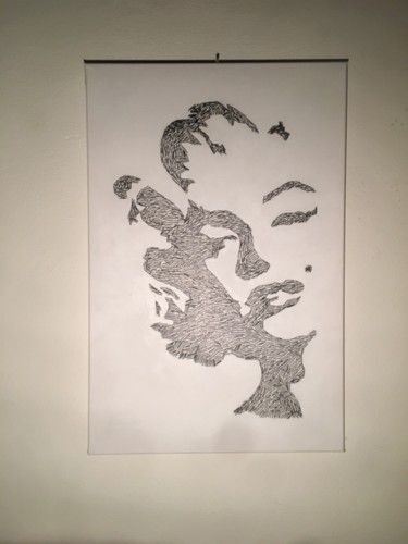 Pintura titulada "Marylin Monroe" por Giuliano Onnishenko, Obra de arte original, Gofrado en papel