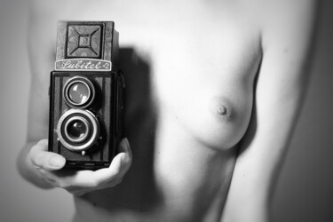 Fotografía titulada "Bodyscape in black…" por Giulio Bardelli, Obra de arte original, Fotografía digital