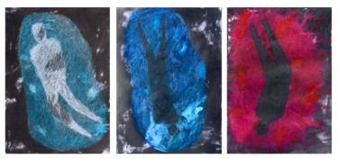 Peinture intitulée ""Three elements" ai…" par Giulio Benatti, Œuvre d'art originale, Huile