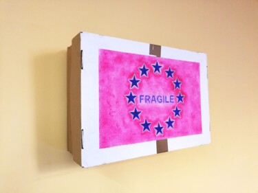 Sculpture intitulée "Fragile_" par Giulio Gavioli, Œuvre d'art originale, Acrylique