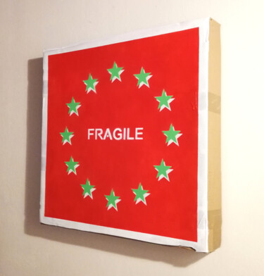 Sculpture titled "Fragile__" by Giulio Gavioli, Original Artwork, Acrylic