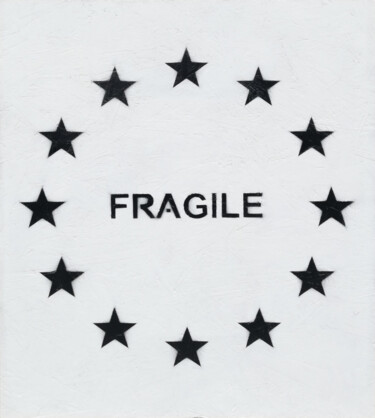 Peinture intitulée "Fragile-005" par Giulio Gavioli, Œuvre d'art originale, Bombe aérosol