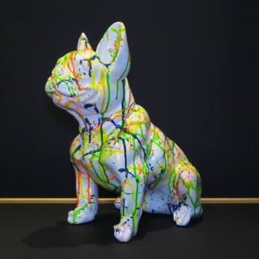 Sculpture titled "BALTO the French Bu…" by Giulio Grey, Original Artwork, Acrylic