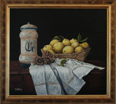 Natura morta Pittura intitolato "Natura morta" da Giuseppa Matraxia, Opera d'arte originale, Olio