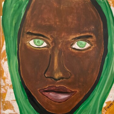 Peinture intitulée "Donna Aisha" par Giuseppe Baiunco, Œuvre d'art originale, Acrylique