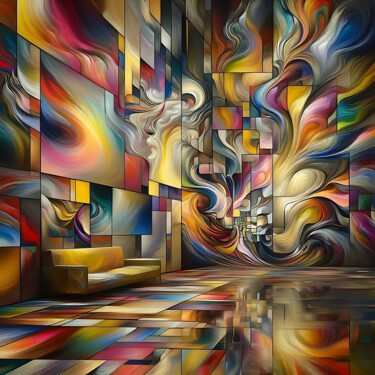 Arts numériques intitulée "Collage #01" par Giuseppe Cristadoro, Œuvre d'art originale, Image générée par l'IA
