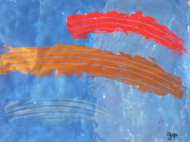 Pittura intitolato "Caos59 tagli orizzo…" da Gep, Opera d'arte originale, Acrilico