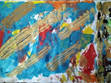 Painting titled "Caos118" by Gep, Original Artwork, Acrylic