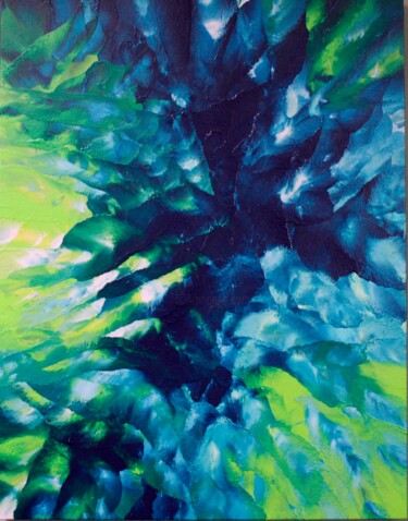 Painting titled "Oceano" by Giuseppe Pastore, Original Artwork, Acrylic