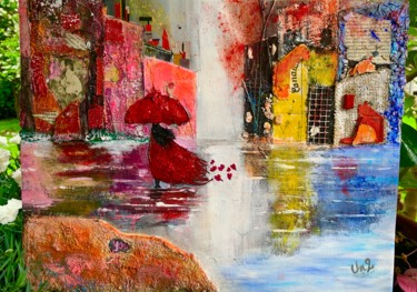 Pittura intitolato "It’s raining" da Un2, Opera d'arte originale, Acrilico
