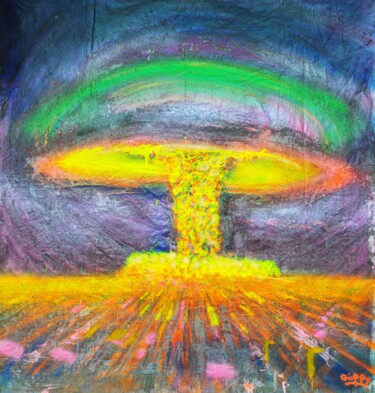 Peinture intitulée "ATOMIKA inFusion" par Giuseppe Valia, Œuvre d'art originale, Bombe aérosol