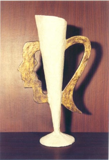 Scultura intitolato "Vaso 1" da Giuseppe Bagattoni ( Pino Bigi ), Opera d'arte originale