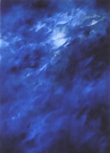 Peinture intitulée "La nuit" par Giuseppe De Candia, Œuvre d'art originale