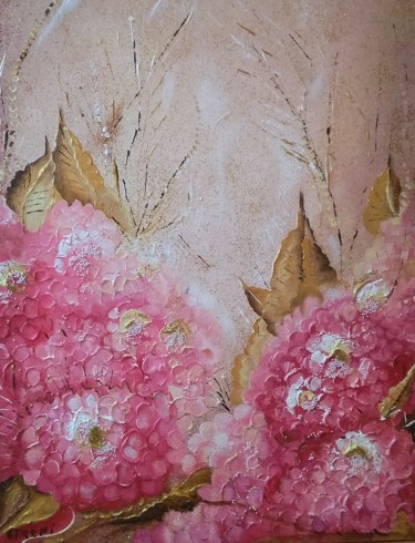 Painting titled "Sogno rosa" by Giuseppina Freni, Original Artwork