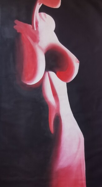 Картина под названием "Amore estremo" - Giuseppina Lasaponara, Подлинное произведение искусства, Масло