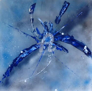 Peinture intitulée "Blue9" par Giuso, Œuvre d'art originale