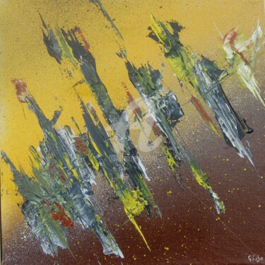Peinture intitulée "yellow4" par Giuso, Œuvre d'art originale