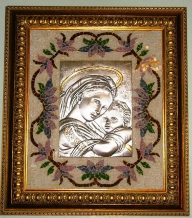 Pittura intitolato "Madonna seggiola ar…" da Giusy Valente, Opera d'arte originale