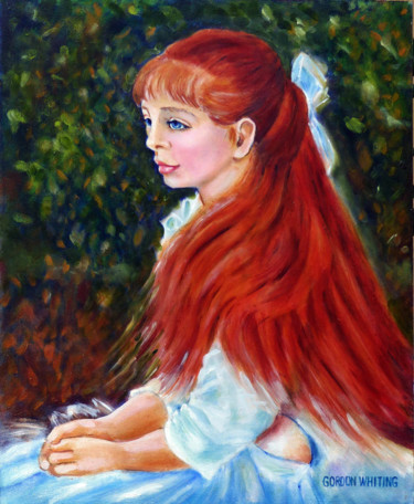 Painting titled "THE GIRL FROM THE N…" by Gordon Whiting, Original Artwork, Oil
