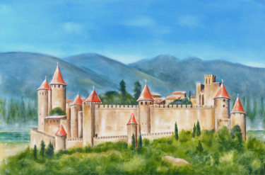 Painting titled "THE LAND THAT TIME…" by Gordon Whiting, Original Artwork, Oil