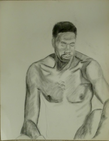 Drawing titled "Charcoal study of A…" by Gregory Paul Kampwirth, Original Artwork, Charcoal