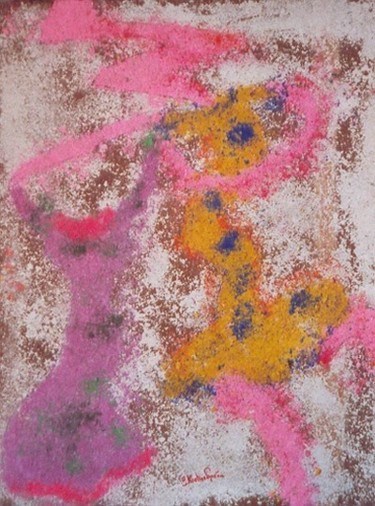 Painting titled "Habillage" by Georges Koutsandreou, Original Artwork