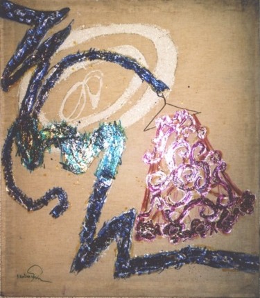 Pintura titulada "jupon" por Georges Koutsandreou, Obra de arte original