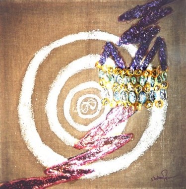 Painting titled "robe de  cristal" by Georges Koutsandreou, Original Artwork