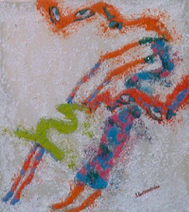 Painting titled "balance" by Georges Koutsandreou, Original Artwork