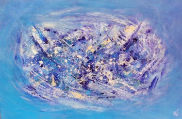 Pittura intitolato "Космос (Space)" da Marina Gladush, Opera d'arte originale, Acrilico