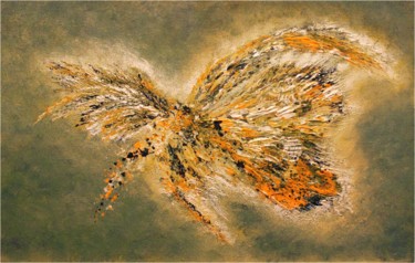 Painting titled "Полет (Flight)" by Marina Gladush, Original Artwork, Acrylic