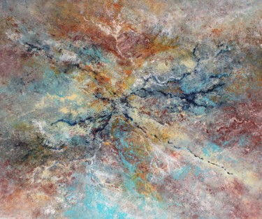 Peinture intitulée "Гроза (Storm)" par Marina Gladush, Œuvre d'art originale, Acrylique Monté sur Châssis en bois