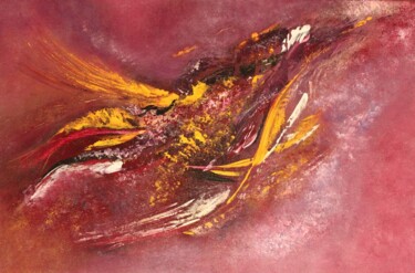 Pintura intitulada "Осенний мотив (Autu…" por Marina Gladush, Obras de arte originais, Acrílico