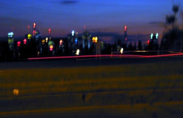 Фотография под названием "Montréal nocturne.j…" - Gilbert Laporta, Подлинное произведение искусства